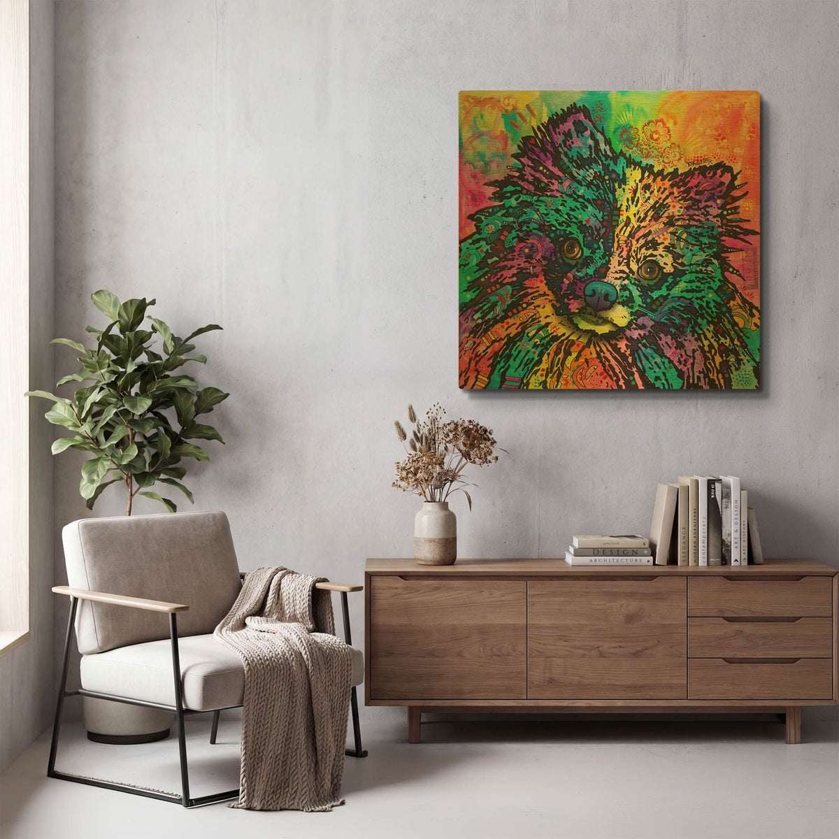 'Dasher' By Dean Russo Gold Metal Wall Art