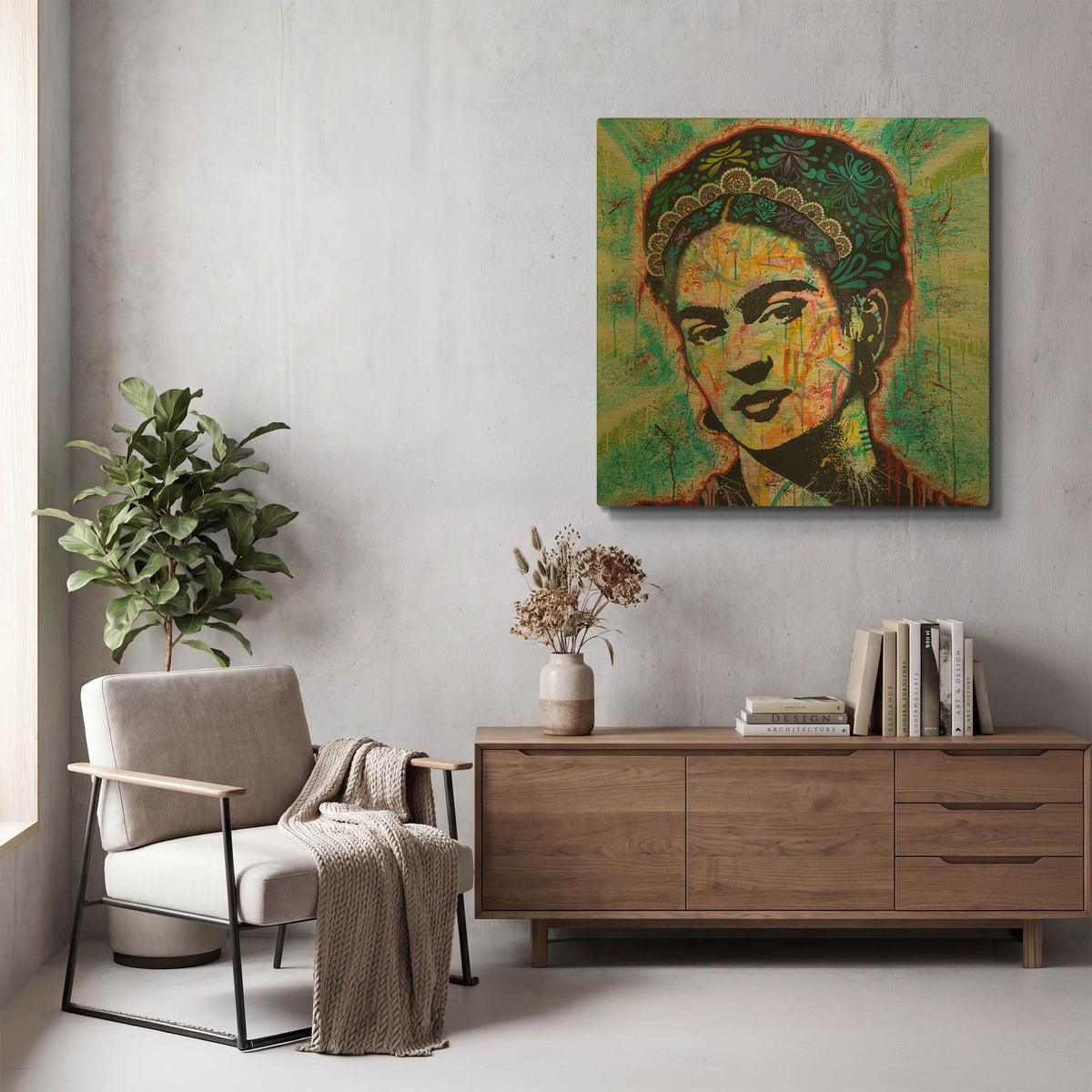 'Frida' By Dean Russo Gold Metal Wall Art