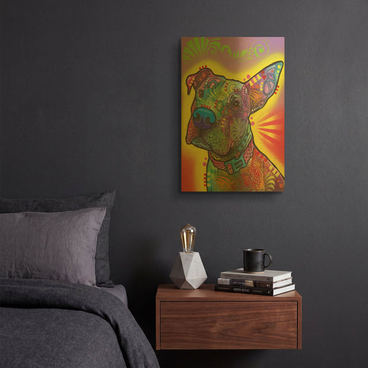'Izzy' By Dean Russo Gold Metal Wall Art