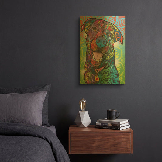 'Louie' By Dean Russo Gold Metal Wall Art