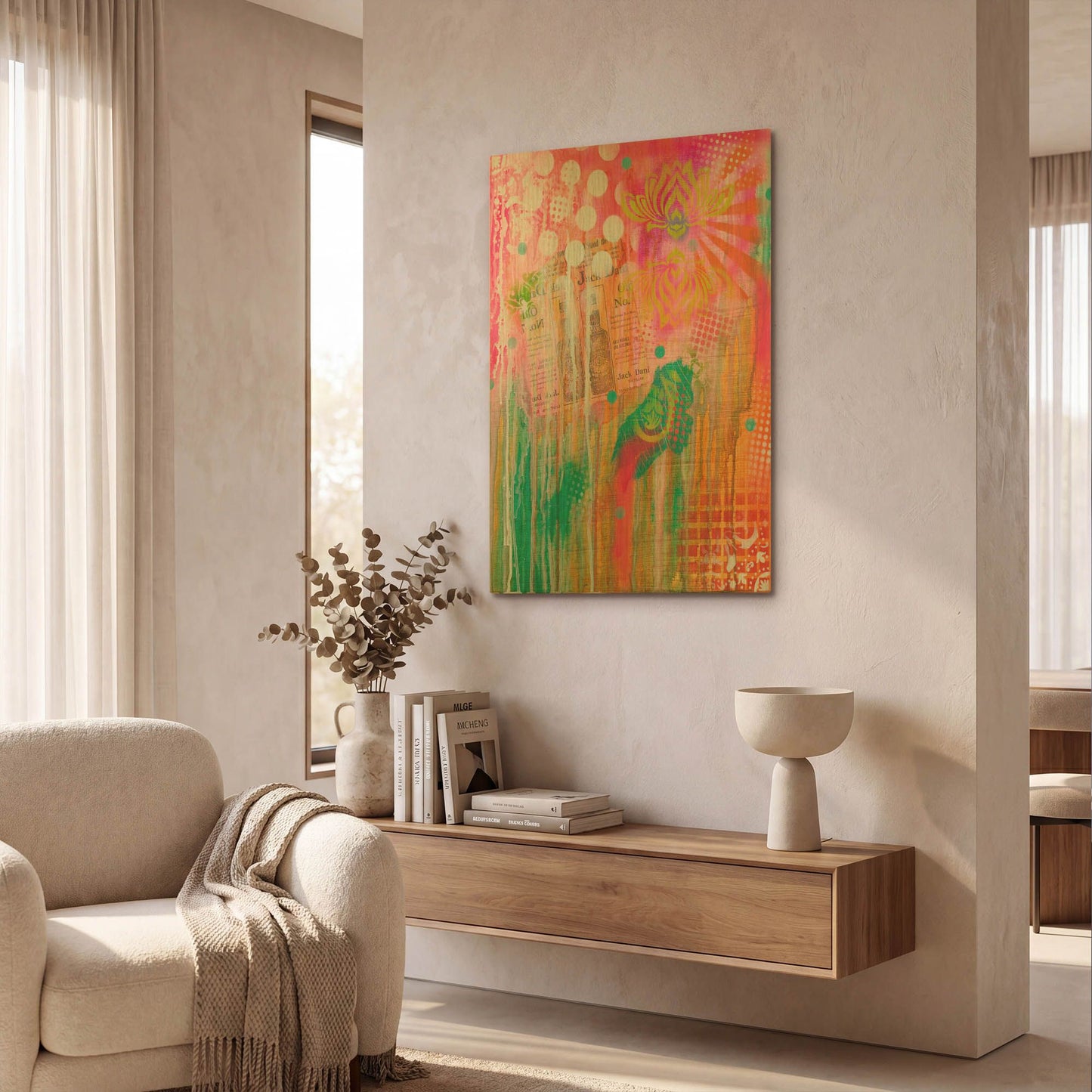'Dreaming Of Jack' By Dean Russo Gold Metal Wall Art