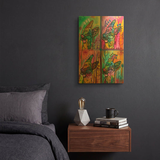 '4 Shepherds' By Dean Russo Gold Metal Wall Art