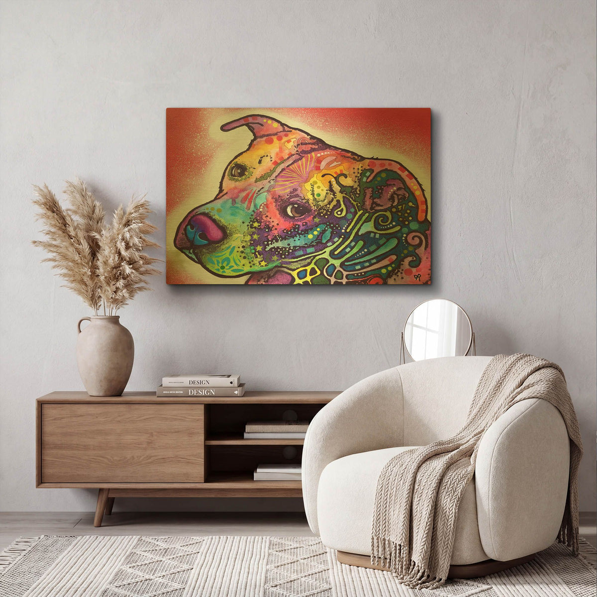 'How I See It' By Dean Russo Gold Metal Wall Art