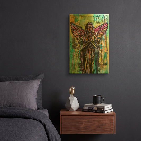 'Most Perfect Angel' By Dean Russo Gold Metal Wall Art