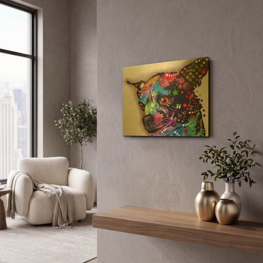 'Chichi' By Dean Russo Gold Metal Wall Art