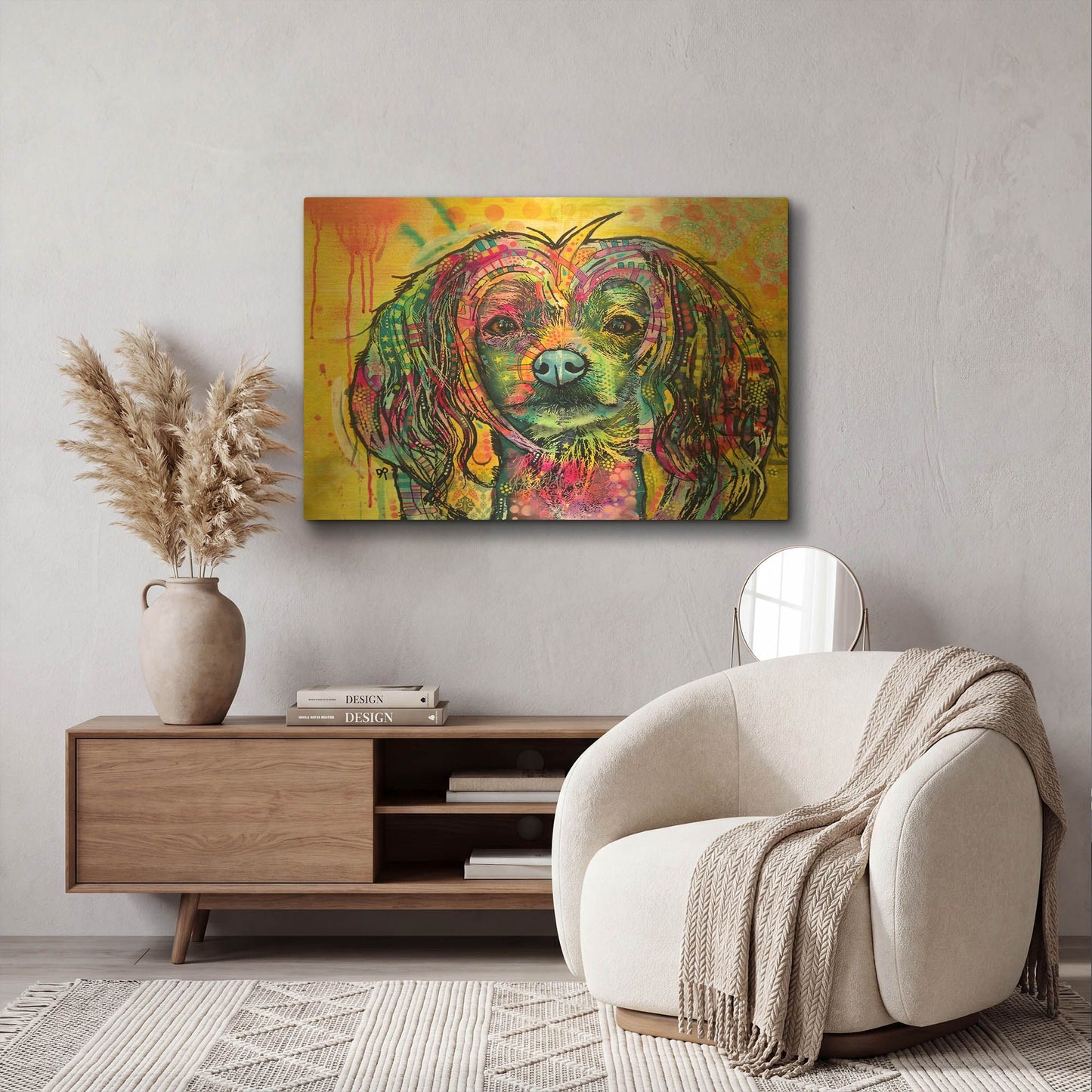 'Chinese Crusted' By Dean Russo Gold Metal Wall Art