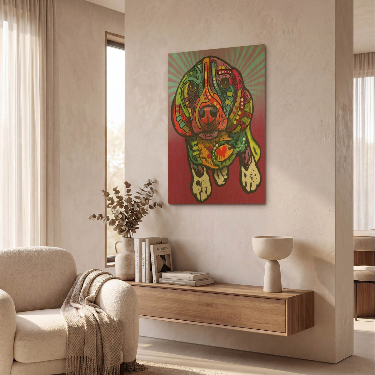 'Archie' By Dean Russo Gold Metal Wall Art