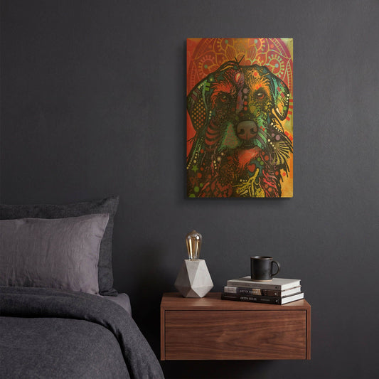 'Clyde' By Dean Russo Gold Metal Wall Art