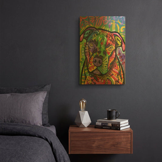 'Hank' By Dean Russo Gold Metal Wall Art