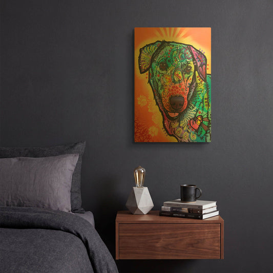 'Rusty' By Dean Russo Gold Metal Wall Art
