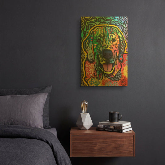 'Mikey' By Dean Russo Gold Metal Wall Art