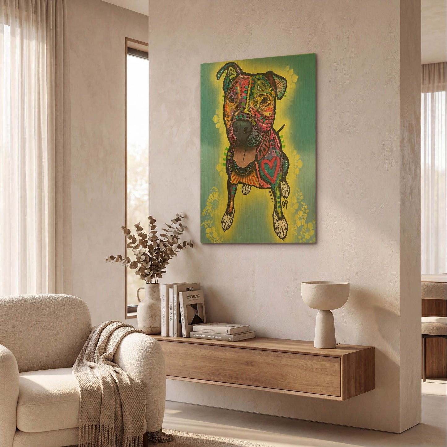 'Ellie' By Dean Russo Gold Metal Wall Art