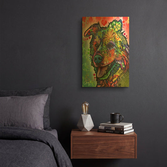 'Molly Rose' By Dean Russo Gold Metal Wall Art