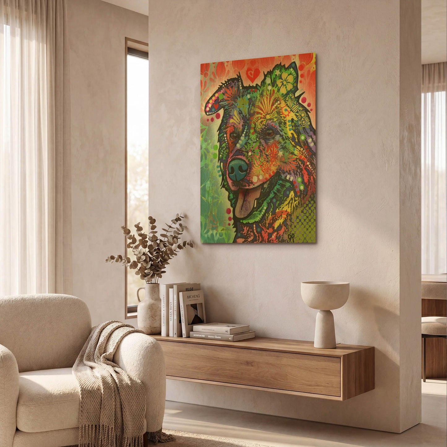'Molly Rose' By Dean Russo Gold Metal Wall Art