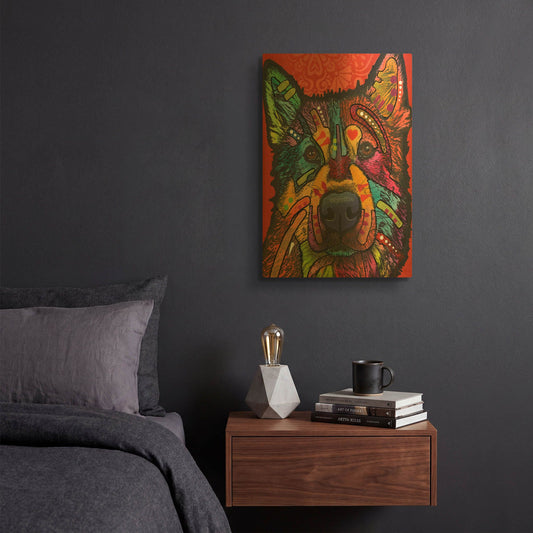 'Pierre' By Dean Russo Gold Metal Wall Art