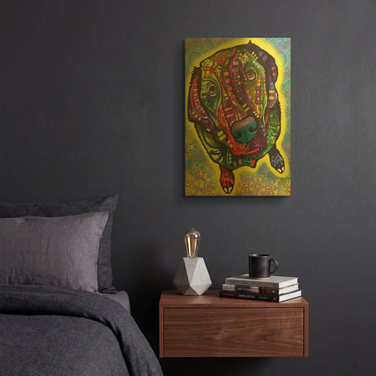 'Marley' By Dean Russo Gold Metal Wall Art