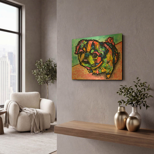 'Missey' By Dean Russo Gold Metal Wall Art