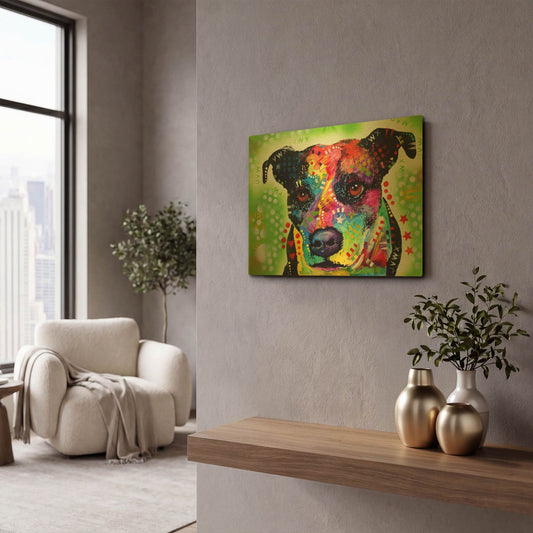 'Pit 1' By Dean Russo Gold Metal Wall Art