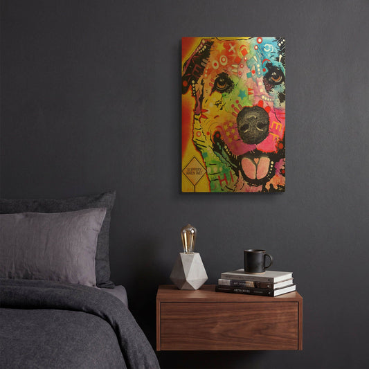 'Sheprador' By Dean Russo Gold Metal Wall Art