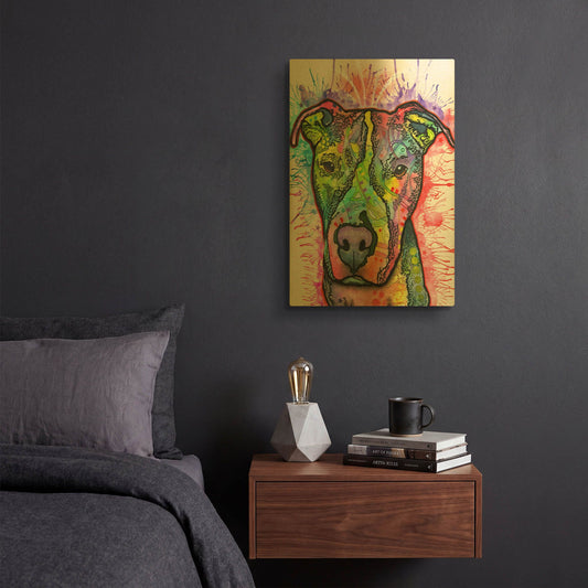 'Snoopy' By Dean Russo Gold Metal Wall Art
