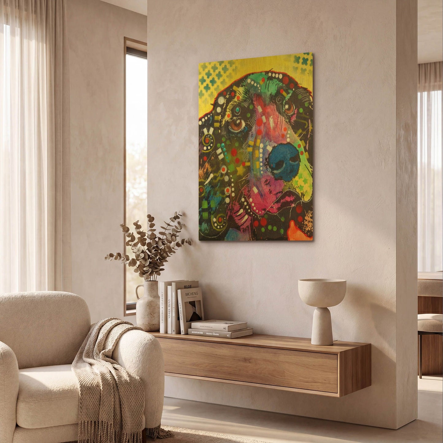 'Springer' By Dean Russo Gold Metal Wall Art