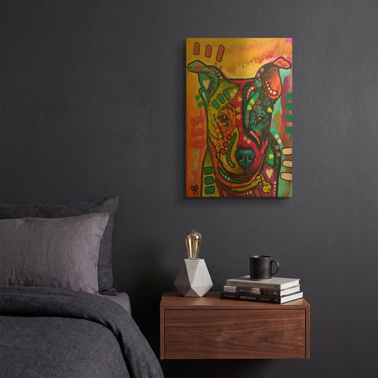 'Rex' By Dean Russo Gold Metal Wall Art