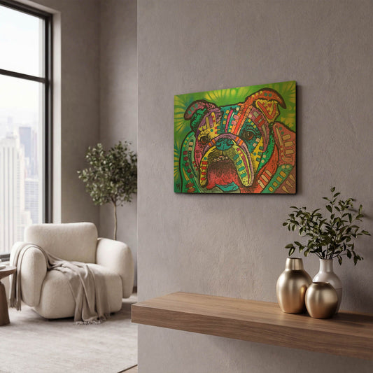 'Steele' By Dean Russo Gold Metal Wall Art