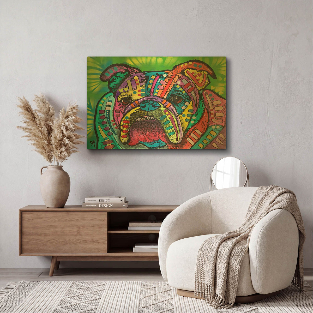 'Steele' By Dean Russo Gold Metal Wall Art