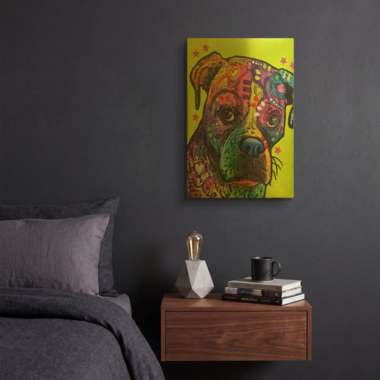 'Kristin' By Dean Russo Gold Metal Wall Art