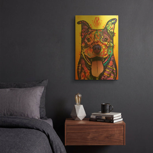 'Ralph' By Dean Russo Gold Metal Wall Art