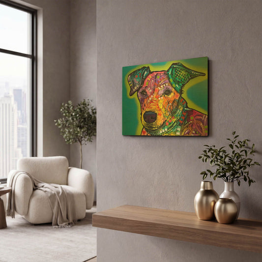 'Shamus' By Dean Russo Gold Metal Wall Art