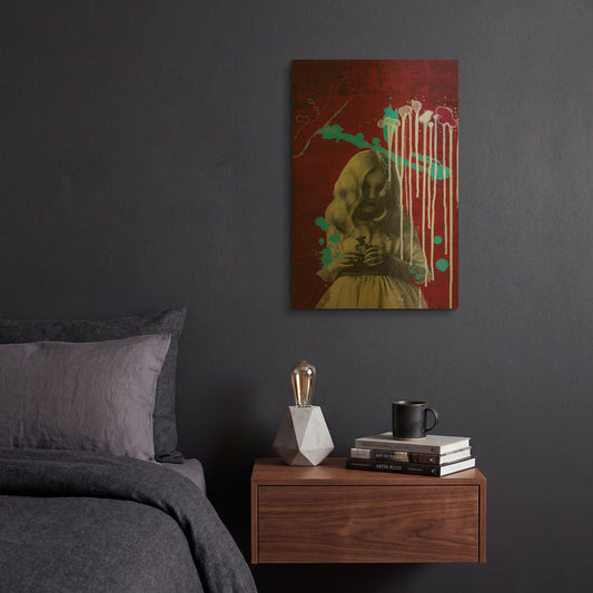 'Big Dreams Women' By DB Waterman Gold Metal Wall Art