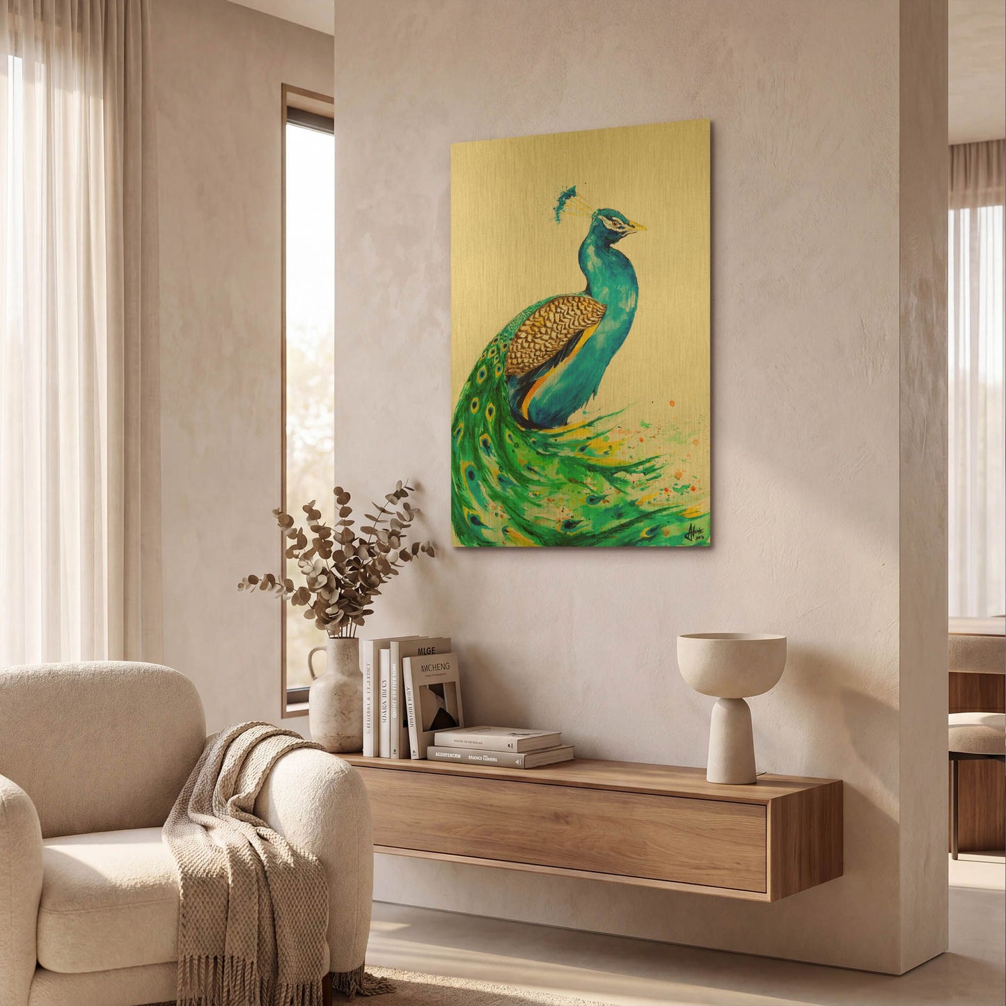 'Aphrodite' By Marc Allante Gold Metal Wall Art
