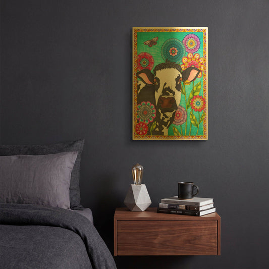 'Dairy Queen' By Hello Angel Gold Metal Wall Art