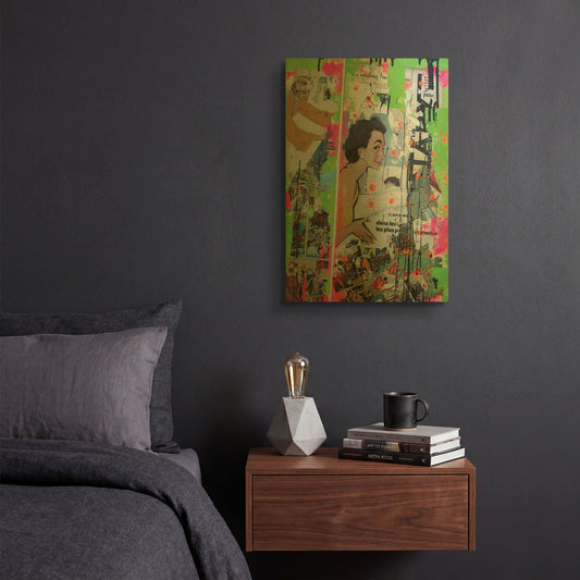 'Loving Mom' By David Drioton Gold Metal Wall Art