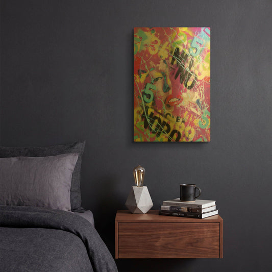 'Monroe Street 3' By David Drioton Gold Metal Wall Art