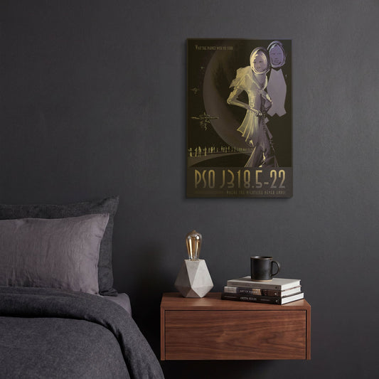 'Psoj318' By NASA Posters Gold Metal Wall Art