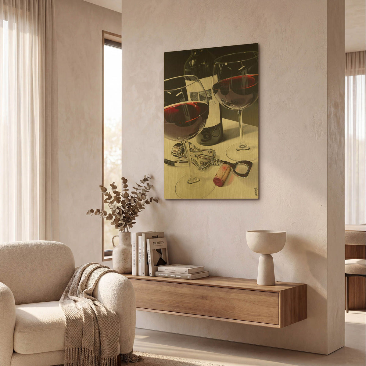 'A Night To Remember' By Ed Roberts Gold Metal Wall Art