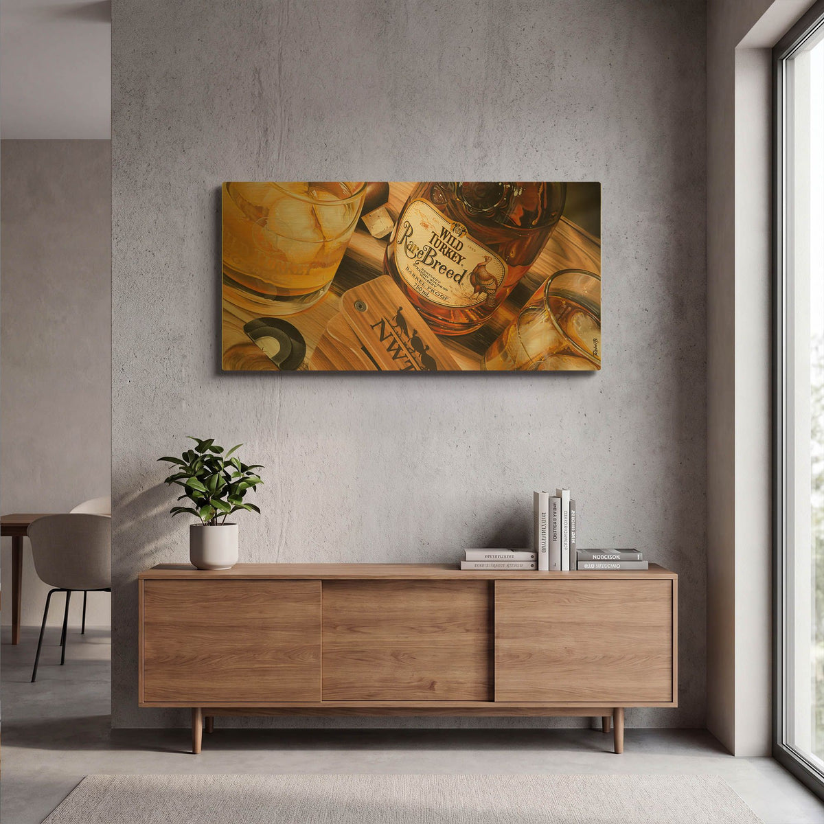 'Rare Breed' By Ed Roberts Gold Metal Wall Art