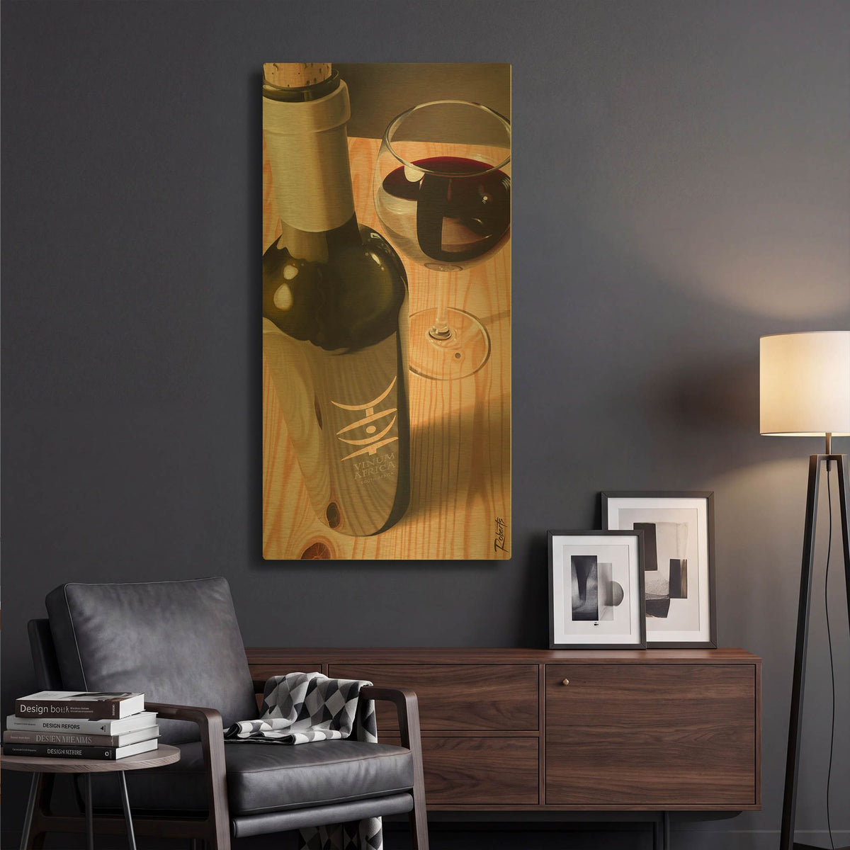 'Standing Tall' By Ed Roberts Gold Metal Wall Art