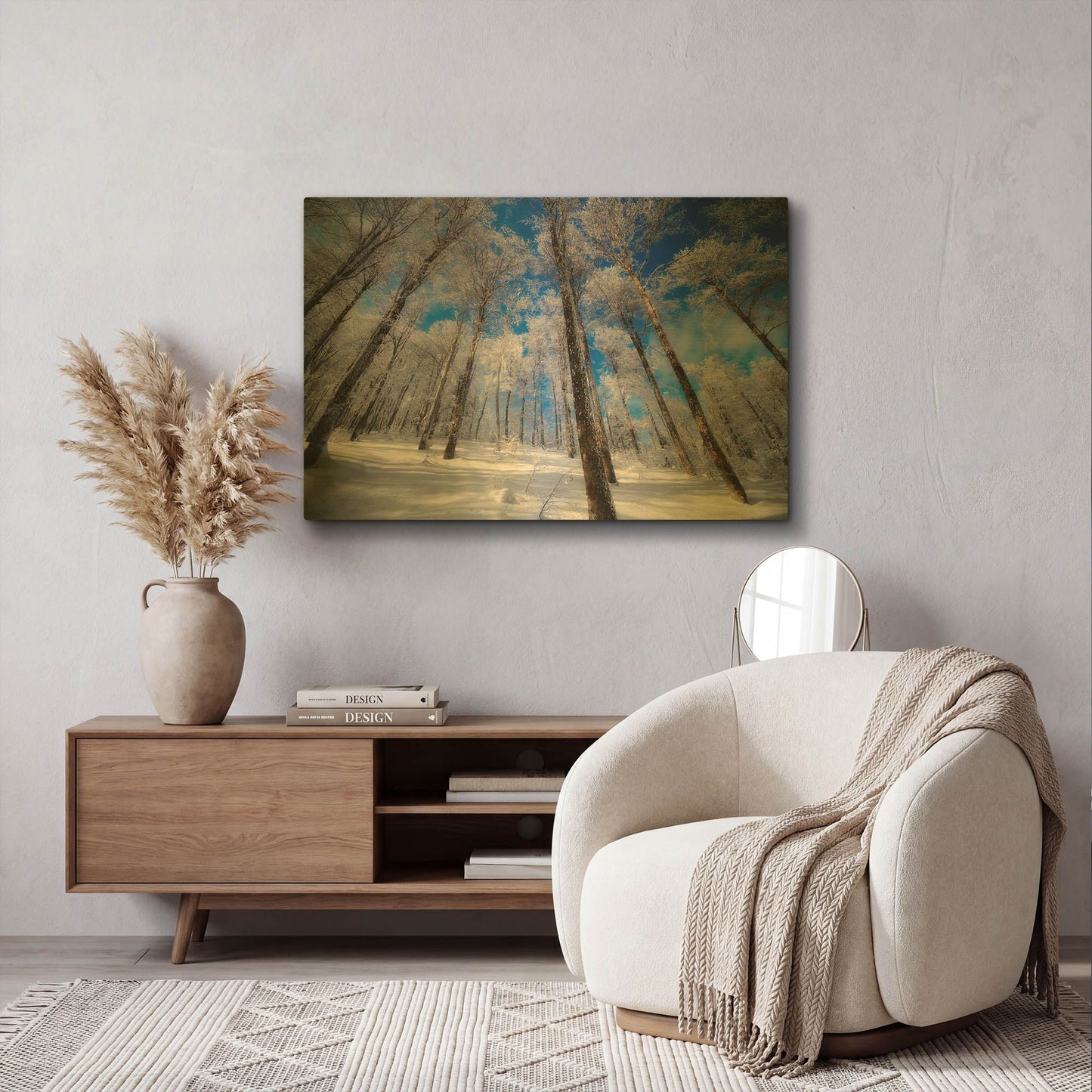 'Crystal Vision' By Philippe Sainte Gold Metal Wall Art