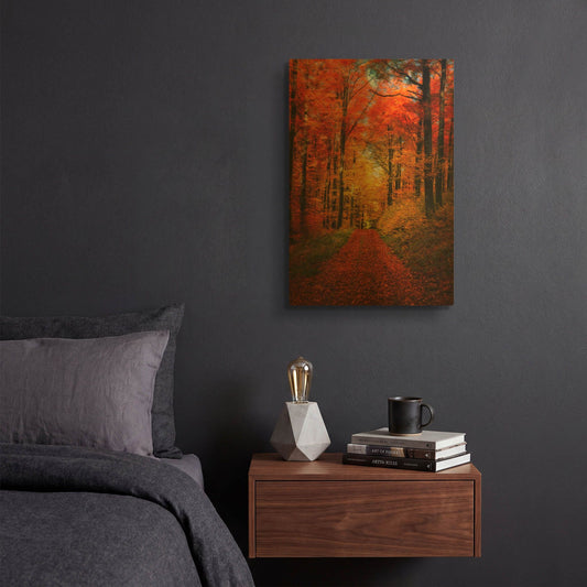 'Forest Garden' By Philippe Sainte Gold Metal Wall Art
