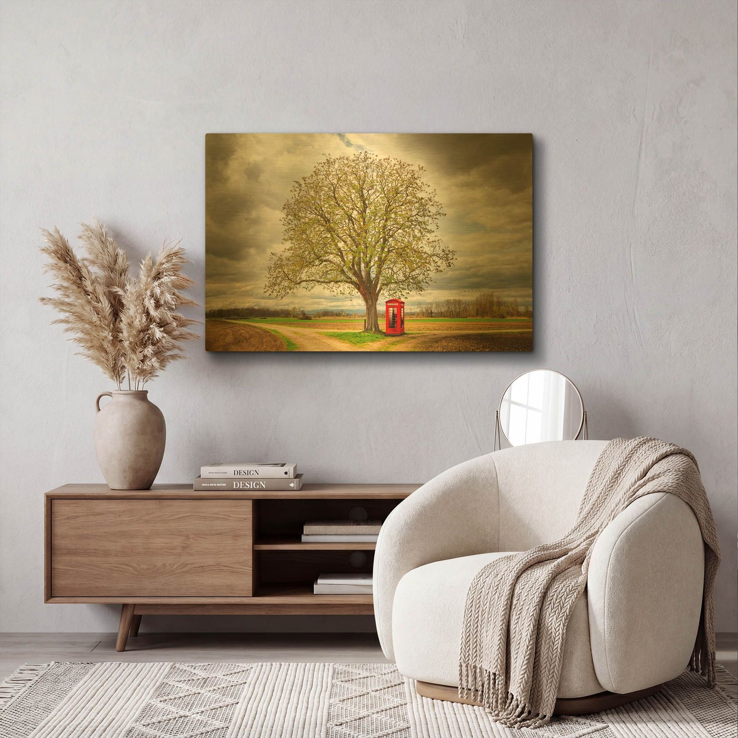 'Never Alone' By Philippe Sainte Gold Metal Wall Art