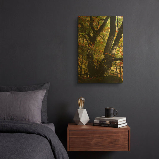 'Red Confetti' By Philippe Sainte Gold Metal Wall Art