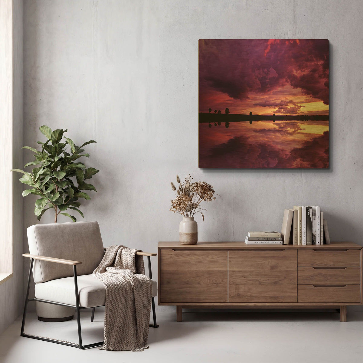 'Secret World' By Philippe Sainte Gold Metal Wall Art