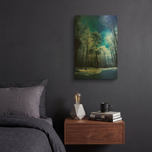 'The Blue Hours' By Philippe Sainte Gold Metal Wall Art