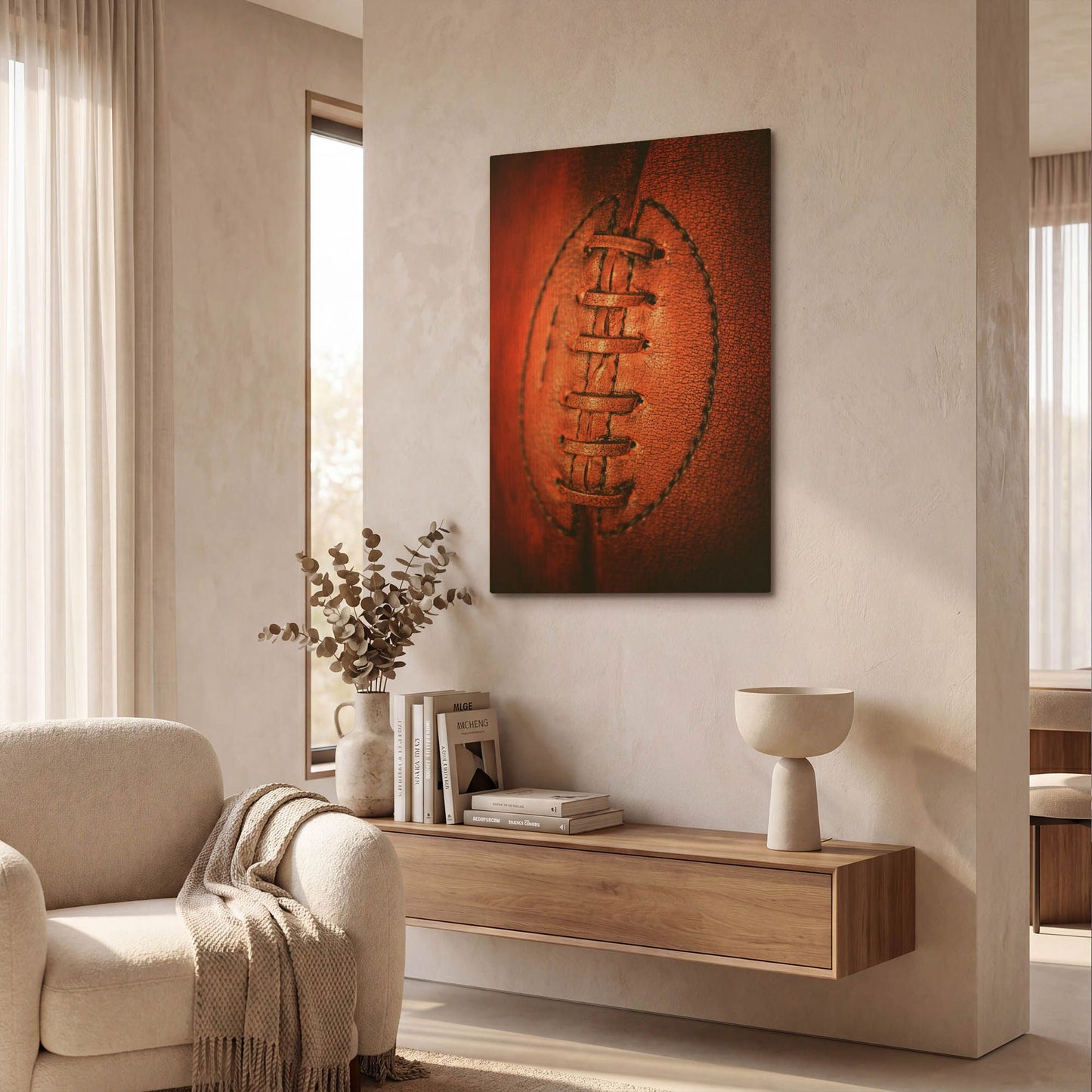 'Leather' By Philippe Sainte Gold Metal Wall Art