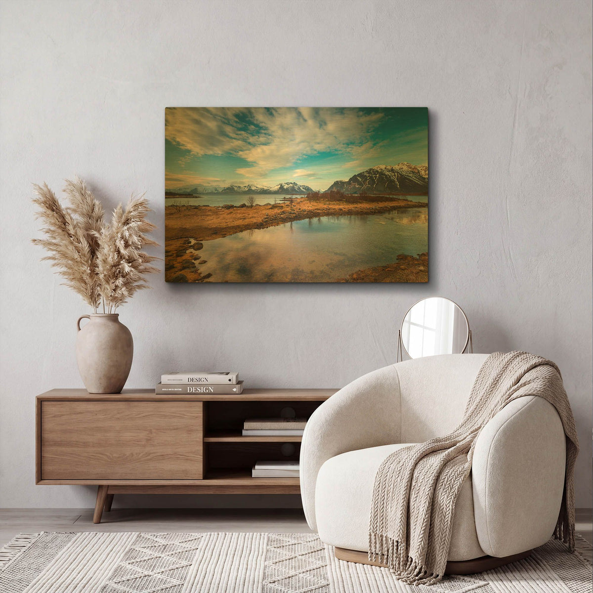 'No Reward' By Philippe Sainte Gold Metal Wall Art