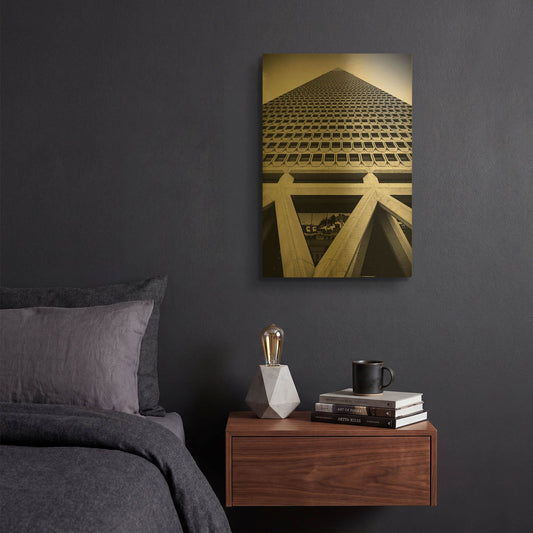 'The Rise' By Giuseppe Torre Gold Metal Wall Art