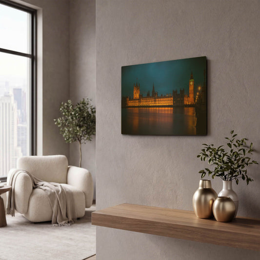 'The Classic' By Giuseppe Torre Gold Metal Wall Art